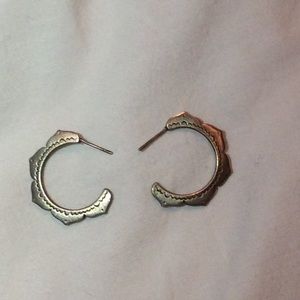 Cool Silver tone earrings